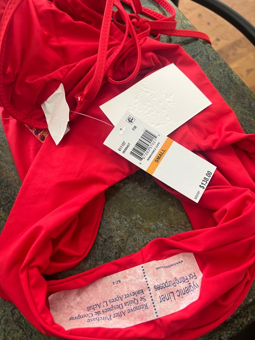 Becca Swimsuit 🍓🐠with Multicolor Trimo - Picture 6 of 9